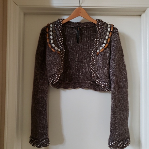 Beaded knit sweater jacket - Picture 3 of 7